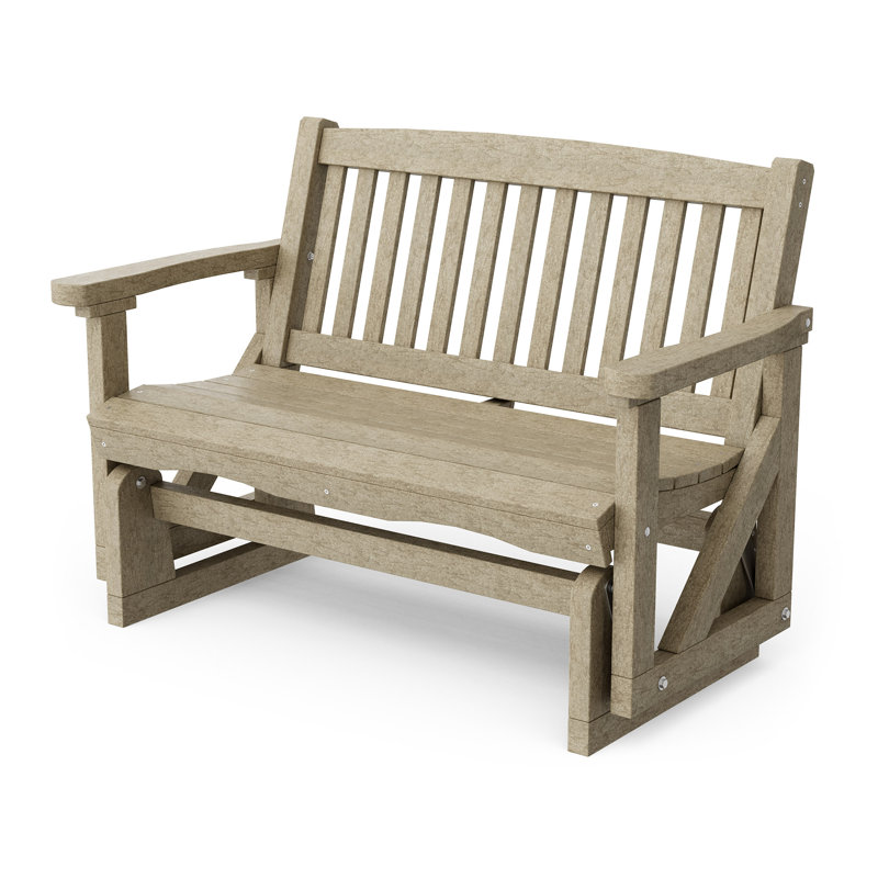 Fauteuil oscillant classique Mission, Bois patiné