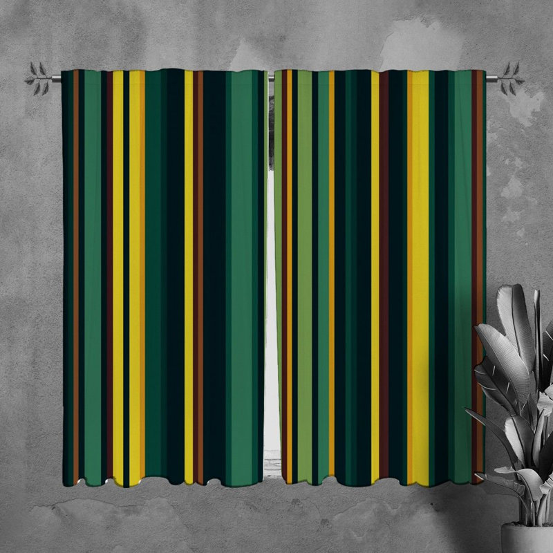 Paire de rideaux obscurcissant en polyester Swarit, L 40 po x L 61 po
