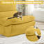 Fauteuil à billes avec mousse à mémoire de forme et confort lunaire - lavable à la machine, tissu résistant aux rayures avec poches latérales, emballage comprimé-364296050