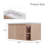 35.83" W Wall-Mounted Single Bathroom Vanity