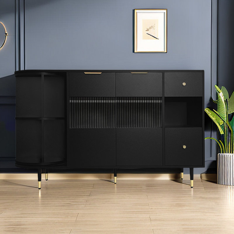 Buffet de 51,1 po Armillda, Noir