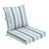 French Blue Linen Stripe