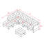 Canapé modulaire en L