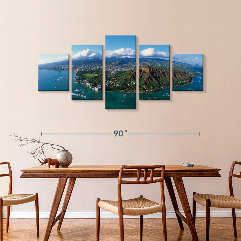 Tête de diamant Honolulu, H 42 po x l 92 po