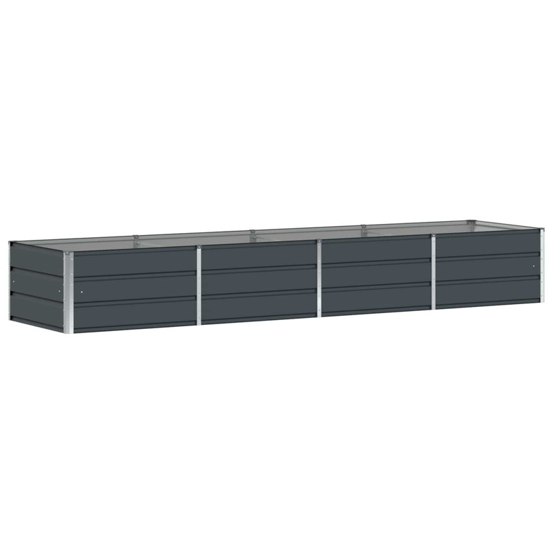 Planter Steel, 45cm H x 320cm W x 80cm D, Anthracite