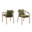 Chaise de salle à manger d'extérieur avec coussin-130477094