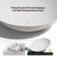 Lavabo vasque ovale à surface solide 20 po x 14 po MonBlari - blanc mat-120971720