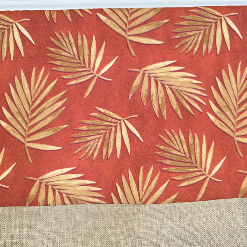 Hawthorn Cornice Valance, Rouge