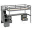 Lit mezzanine simple avec tiroirs Johntavis Kids-1850980230
