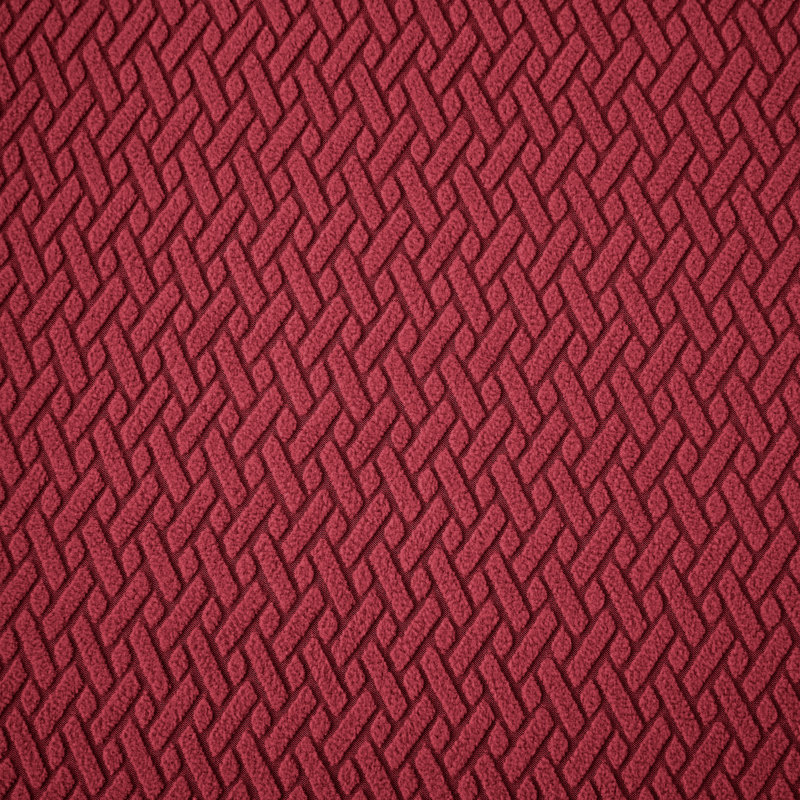 Premium Quality Spandex Sofa Cover Elastic Slipcover Soft Washable Couch Protector 2 Seater, Burgundy