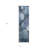 HomeRoots 2' X 8' Gray and Blue Abstract Washable Non Skid Indoor Outdoor Runner Rug