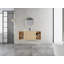 Meuble-lavabo de salle de bain, 51,6 po, contreplaqué, 1 pièce, mural, chêne blanc américain-561274185