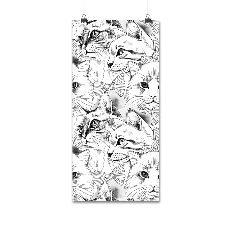 Hollace 2.5m x 2.5m Matte Peel & Stick Mural, 250 x 250cm