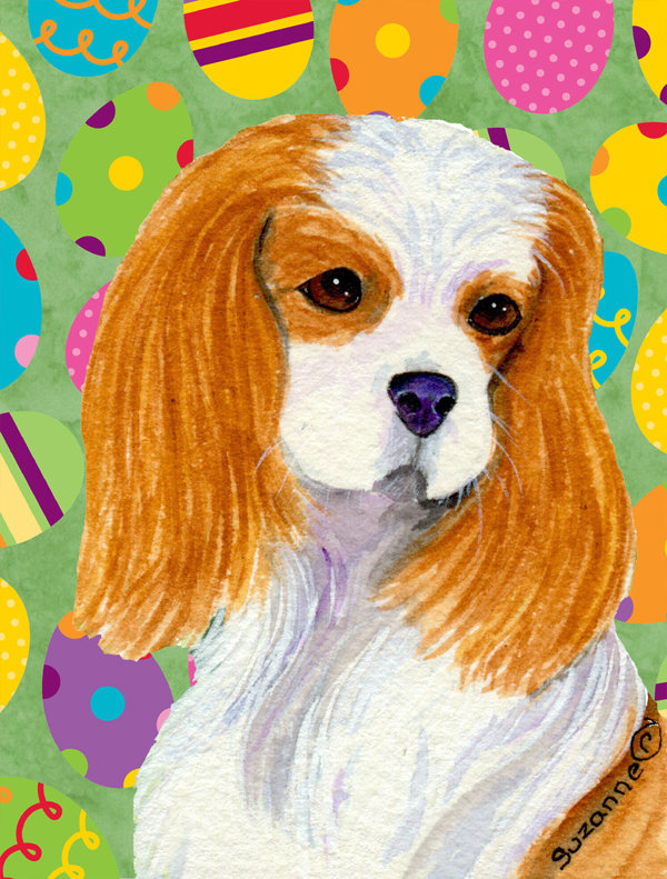Drapeau de jardin Atara, Épagneul cavalier King Charles 4