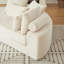 Canapé-lit semi-circulaire 2 en 1 avec coussin pour le cou et cinq coussins décoratifs-1125471800