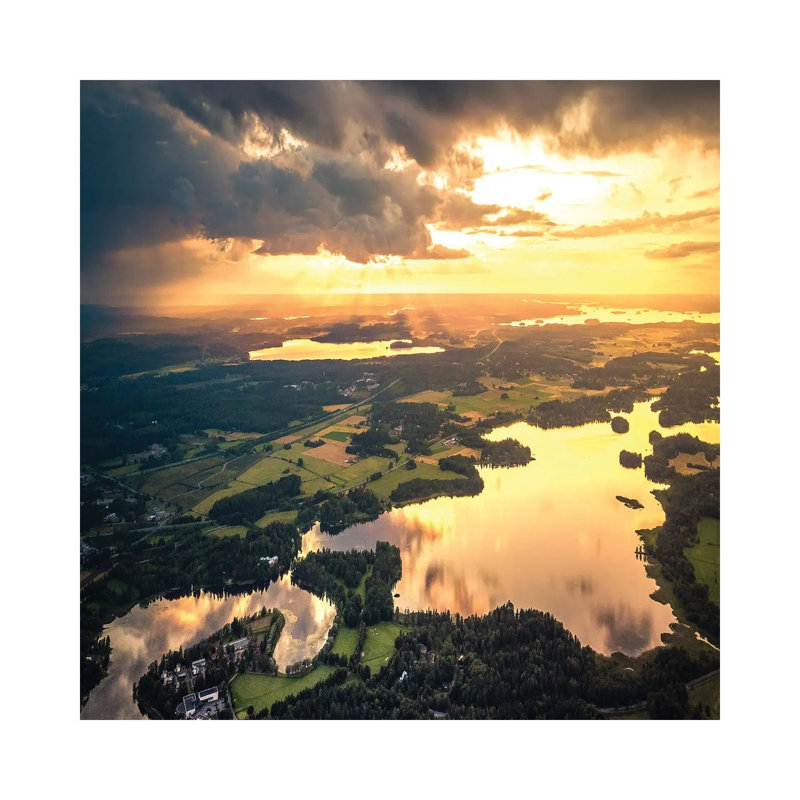 From Birds Eye II by Lauri Lohi - Wrapped Canvas Print, 30.48 cm H x 30.48 cm W