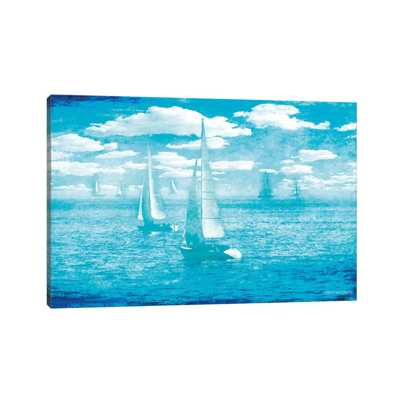 Sailboat Vista 1 Piece Wrapped Canvas Painting, 152.5 cm H x 101.5 cm W