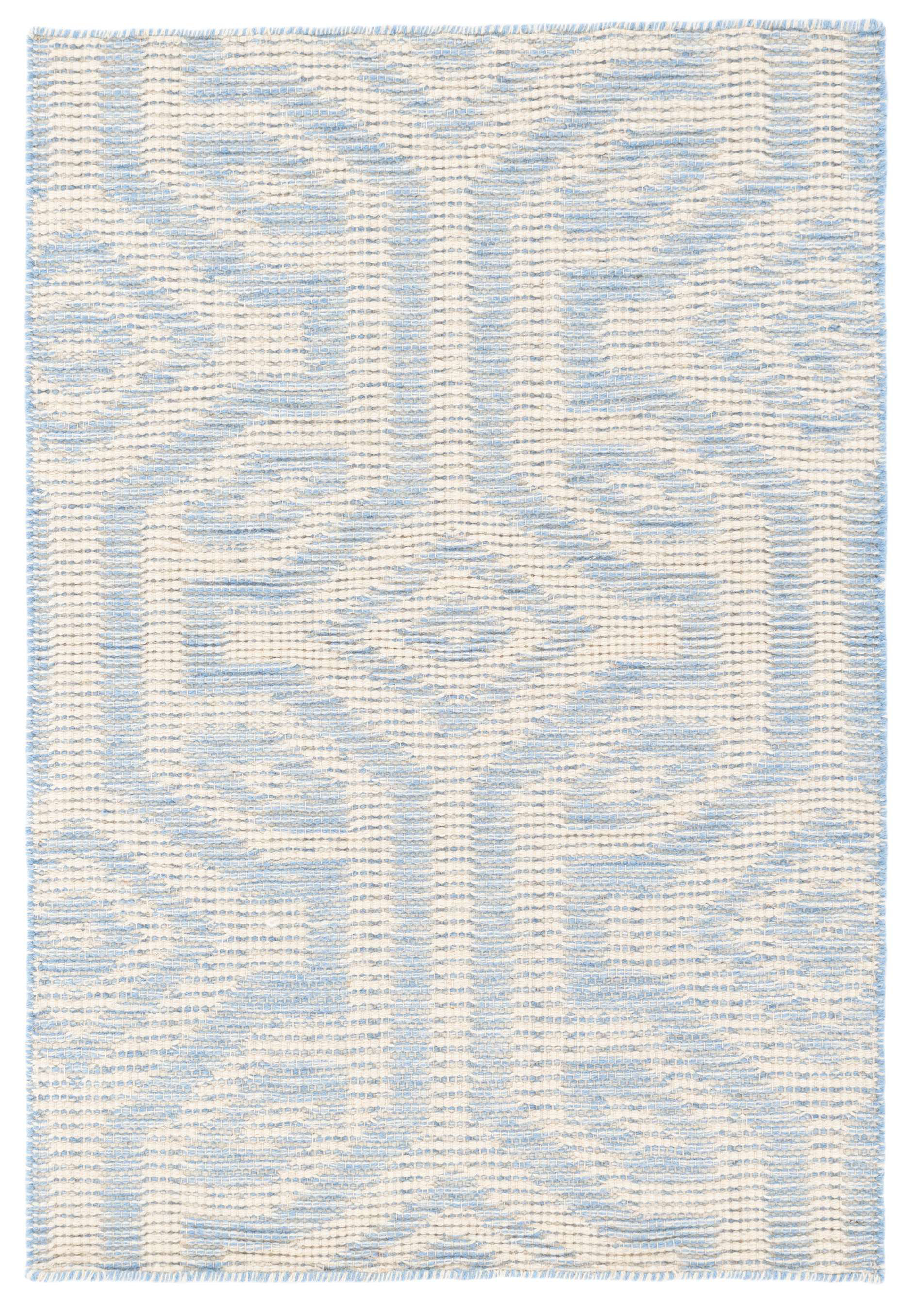 Dash and Albert Rugs Taj Pale Flatweave Sky Blue/Ivory Rug Wayfair