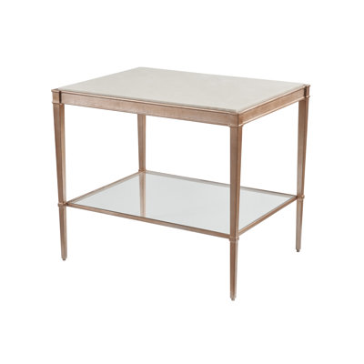 Rendezvous Marble Top End Table