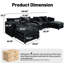 Canapé modulaire en U Boneless-1462159702