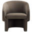 Fauteuil demi-tonneau en velours de 74,93 cm de largeur Mia-142762068