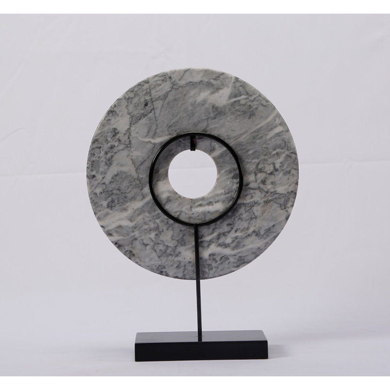 Abstract Figurines & Sculptures, 11.4" H x 7.8" x 4" D, Gray