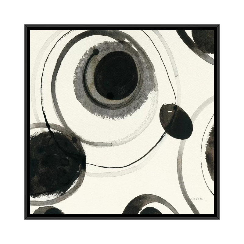 « ii », reproduction d’art sur toile tendue Planetary, H 12 po x l 12 po x P 1,5 po, Toile avec cadre noir