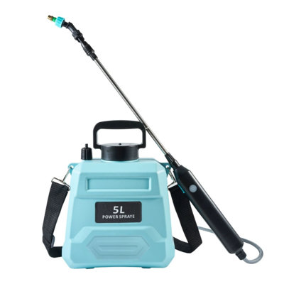 A chopper 5L Battery Powered Sprayer Sprayer With USB Rechargeable Handle Portable Garden Sprayer With 23.6 Telescopic Wand