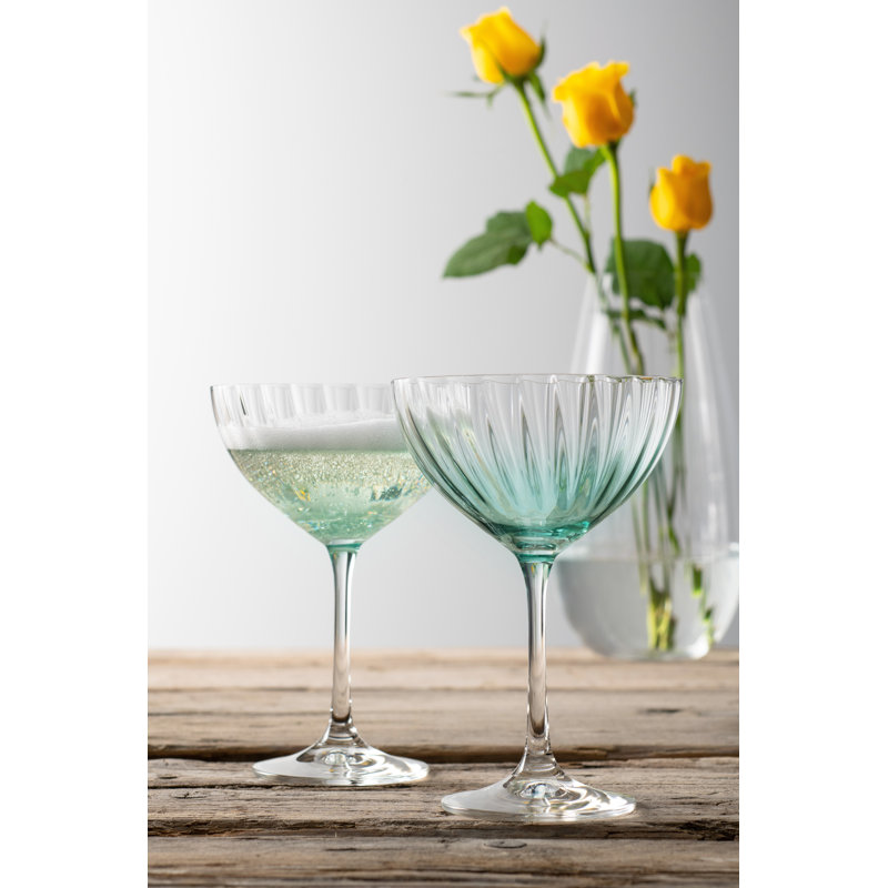 Briena 250ml Coupe Set, Aqua