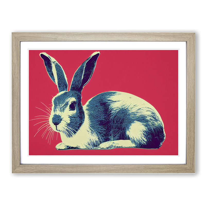 Pop Hare - Single Picture Frame Print