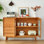 Simple multi-functional storage sideboard