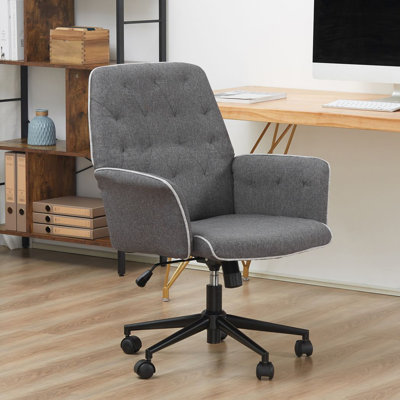 Aubryana Linen Executive Chair