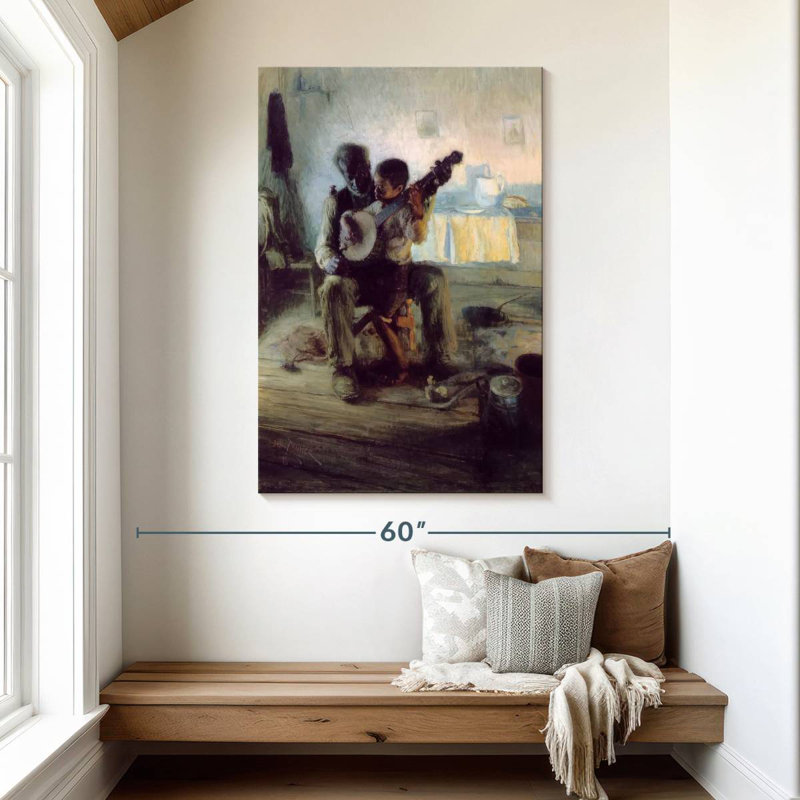 Leisha The Banjo Lesson, 48" H x 32" W