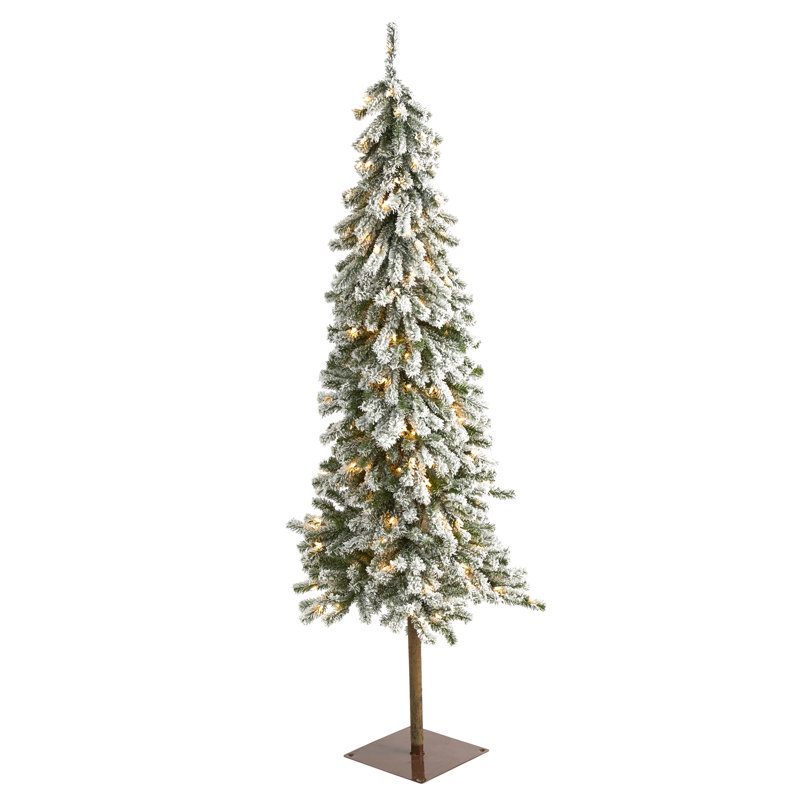 Arbre de Noël artificiel vert 1 pi, H 6 pi