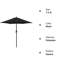 Parasol de table d'extérieur 7,5 pi-1776382988