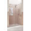 Porte de douche à charnière en verre sans cadre 53,5 po x 78 po Halo-16258595