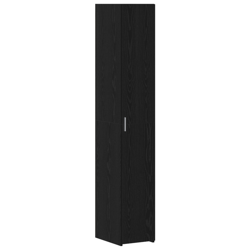 Highboard 30X42.5X185 Cm Engineered Wood, Black Oak