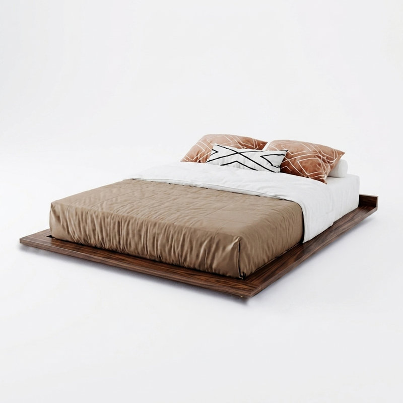 Base de lit Hardman, Double XL, Bois espresso