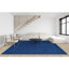 Tapis bleu de haute qualité noué à la main-106955286