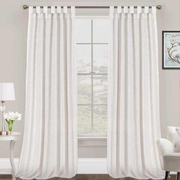 Latitude Run® Kindy Semi Sheer Curtain Pair & Reviews | Wayfair