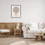 Cercles modernes sur fond beige sur bois-93872643-93872644