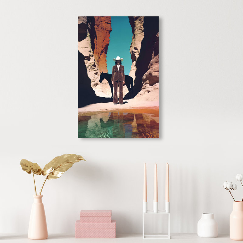 Cowgirl's Surreal Print by Oliver Gal, 10"H x 15"W, Gallery Wrapped