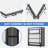 Folding Bed With Mattress,Portable Rollaway Guest Bed For Adults-1884174617