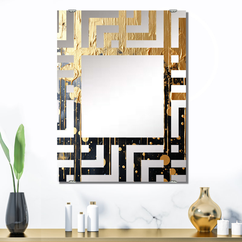 Elegant Explosions - Fireworks Wall Mirror Decor MIR133998, 32" x 24"