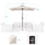 Parasol carré de 78 po Sabery-511861018