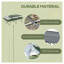 Lit de camp pliant pour 2 personnes avec coussin de couchage gonflable, oreillers et sac de transport Outsunny