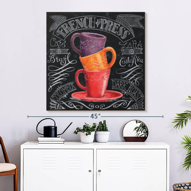 Tableau noir Yarlin Coffee II, H 33 po x l 33 po