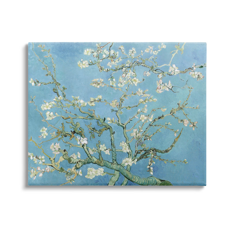 «Almond Blossoms Tree Blossom» par One1000paintings - peinture à cadre flottant sur toile, Toile tendue