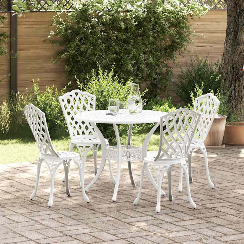 Patio Dining Set Table,, 5 Pieces: Table, 4 Chairs