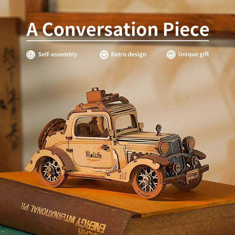 Casse-tête bricolage 3D - Voiture ancienne - 164 pièces